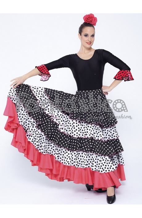 Falda flamenca mujer
