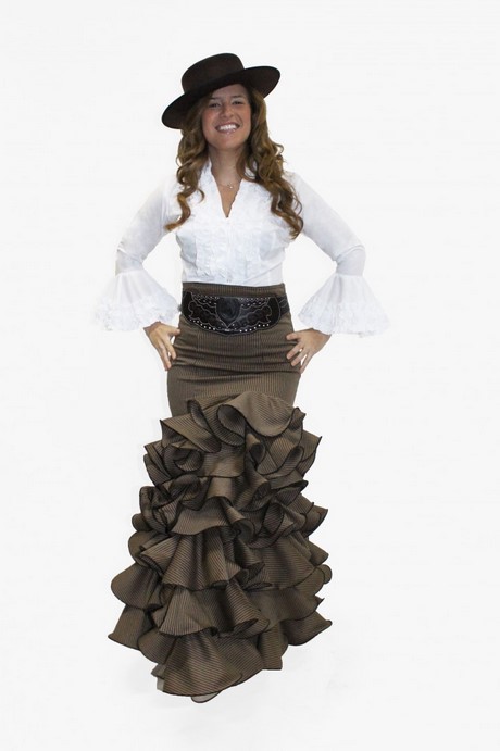 Falda flamenca mujer