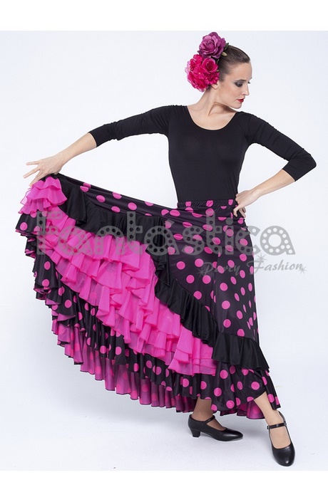 Falda flamenca mujer