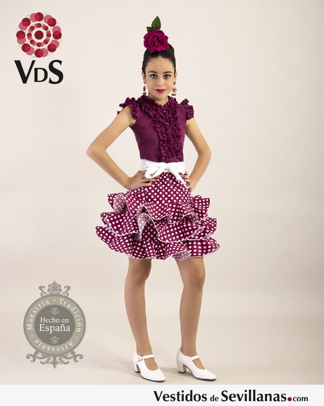 Falda flamenca niña