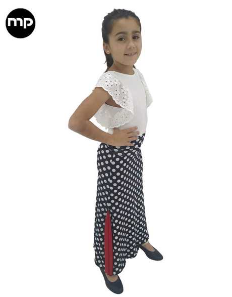 Falda y camisa flamenca niña