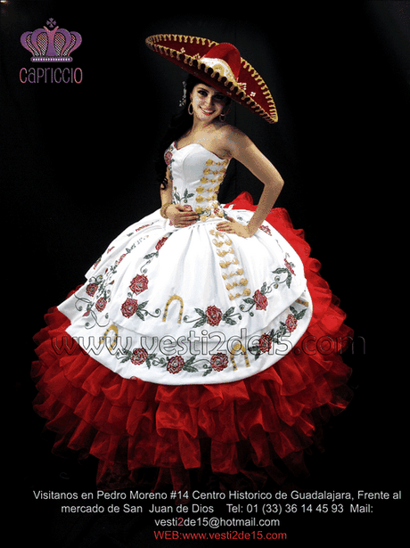 Imagenes de vestidos charros para 15 años