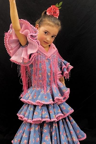Moda flamenca niña