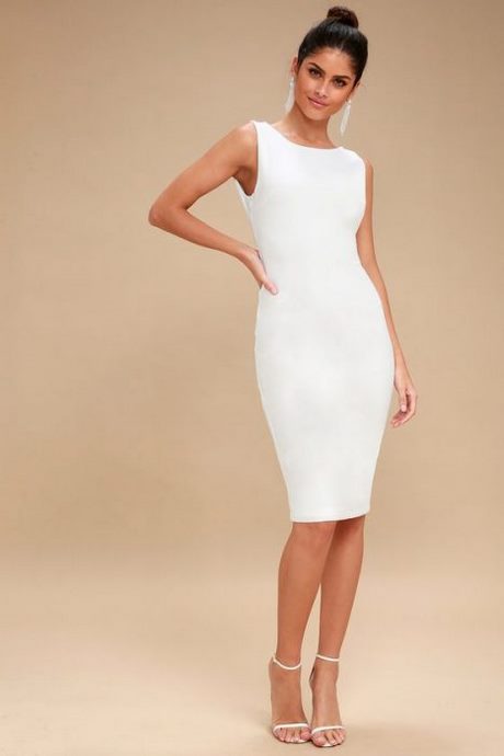 Vestido blanco casual juvenil