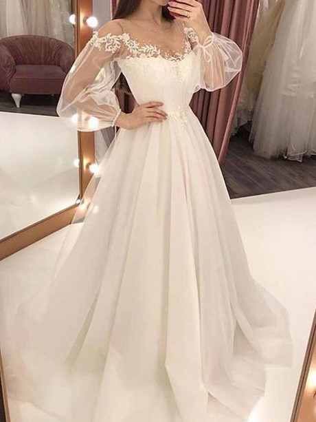 Vestido novia drapeado