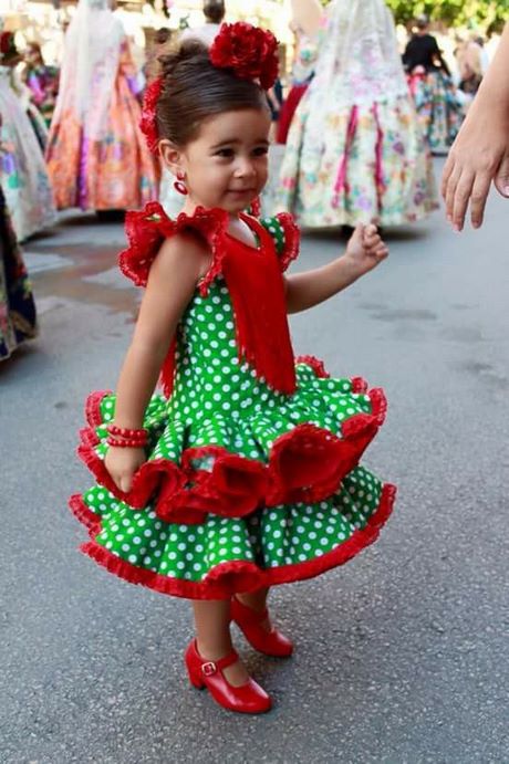 Vestido sevillana niña