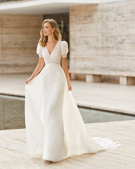 Vestidos de boda corte romano