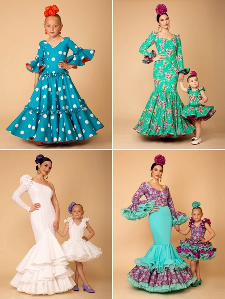 Vestidos de flamenca niña 2023