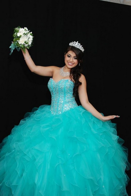 Blue dresses for quinceaneras