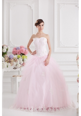 Light pink quinceanera dresses