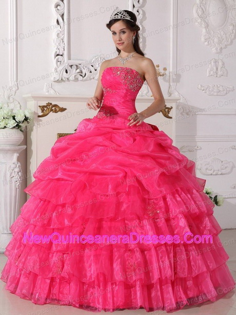 Pink quinceanera dresses