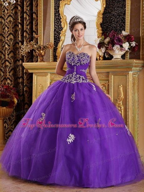 Purple quinceanera dresses