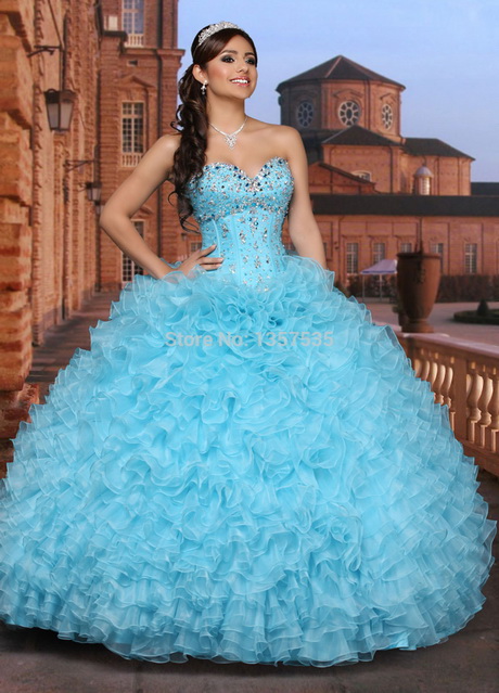 Quinceanera dresses baby blue