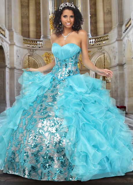 Quinceanera dresses baby blue