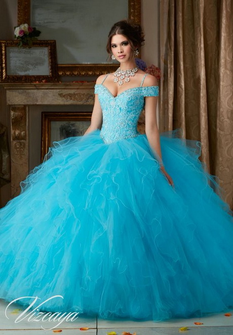 Quinceanera dresses blue