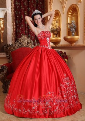 Quinceanera dresses red