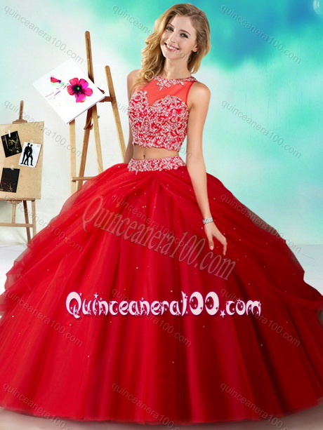 Two piece quinceanera dresses