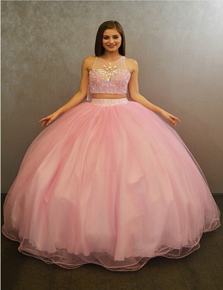 Two piece quinceanera dresses