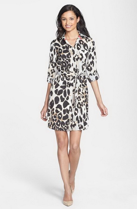 Vestido leopardo blanco