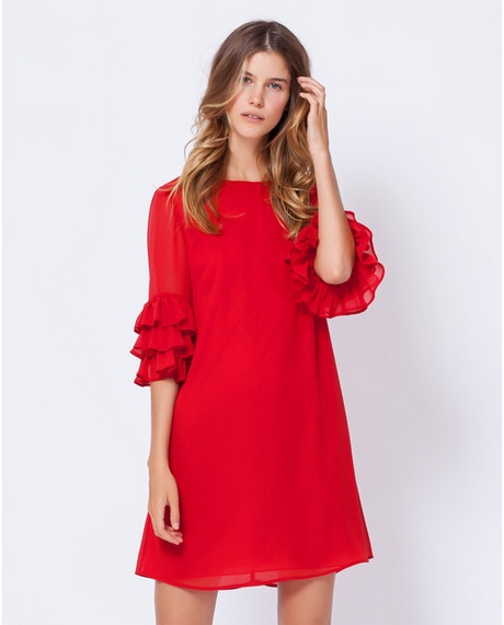 Modas de vestidos rojos