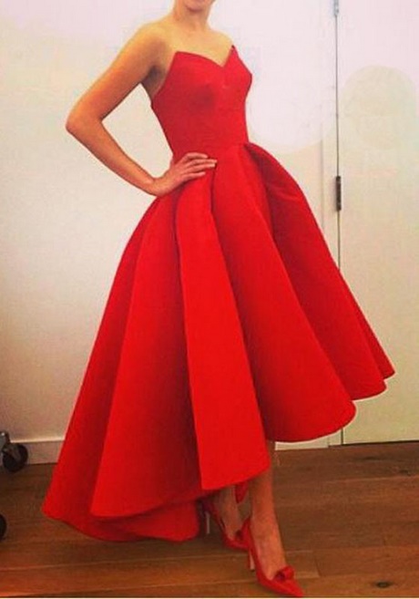 Vestido midi rojo