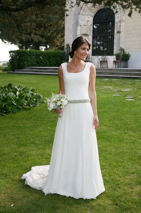 Vestido novia simple