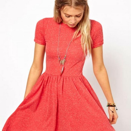 Vestido rojo coral