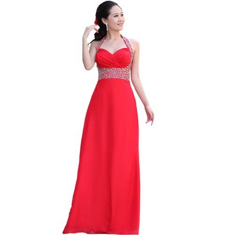 Vestidos combinados con rojo