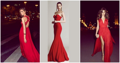 Vestidos en rojo de fiesta