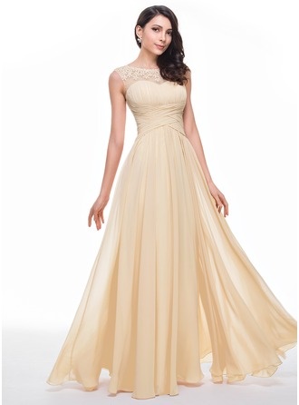 Vestidos largos beige