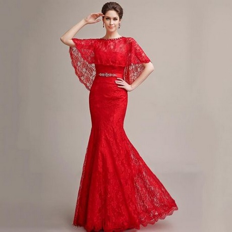 Vestidos largos rojos de fiesta