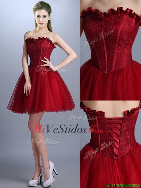 Vestidos tintos