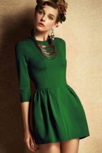 Vestidos verdes cortos
