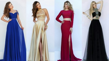 Moda de vestidos de noche 2017