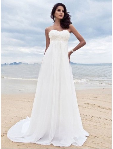 Vestido de novia para playa 2017