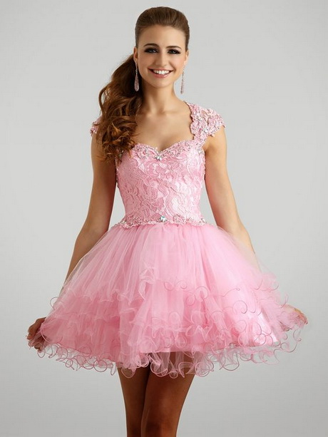 Vestidos cortos para quinceañeras 2017