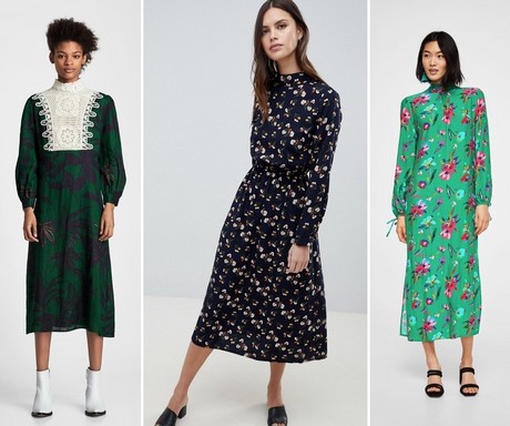 Vestidos de moda otoño invierno 2019