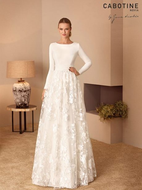 Vestidos novia invierno 2019