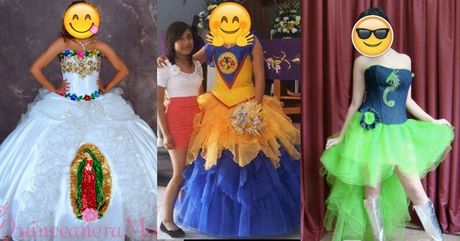 Los vestidos de quince años