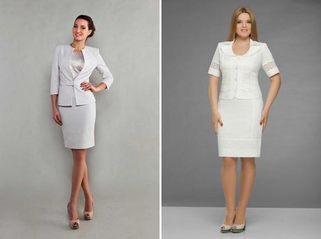 Trajes de blanco para mujer