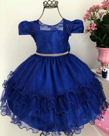 Vestido azul de princesa