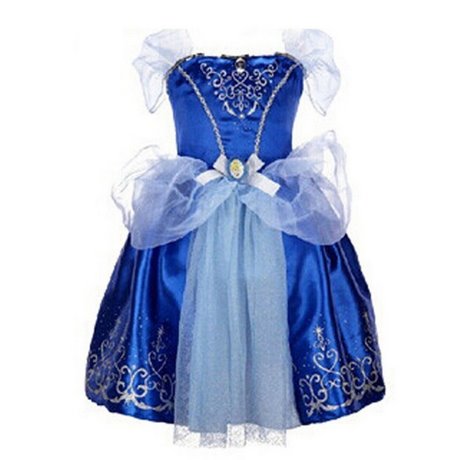 Vestido azul princesa