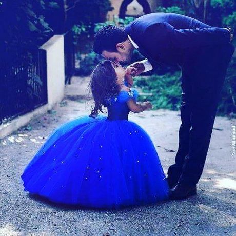 Vestido azul princesa