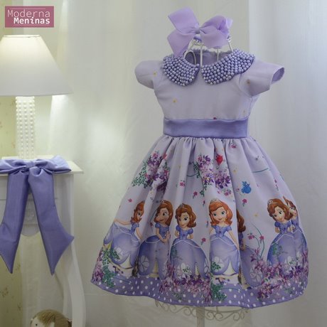 Vestido de princesa sofia