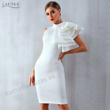 Vestidos de cocktail blancos