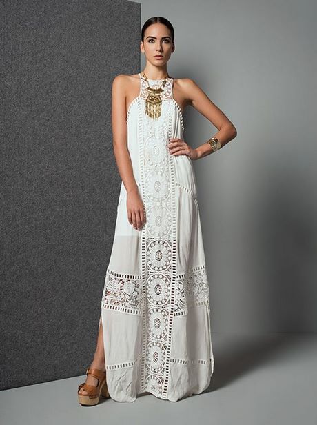 Vestidos largos de verano blancos