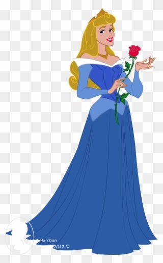 Vestido princesa azul