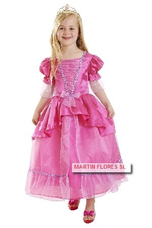 Vestido rosa princesa