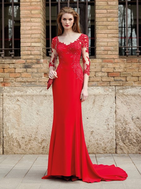 Vestidos de madrina rojos