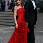 Vestido rojo de la princesa letizia